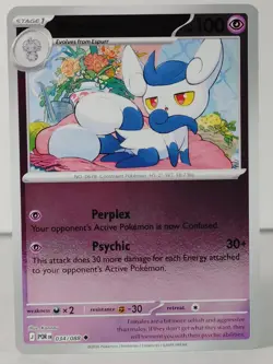 Meowstic - Reverse Holo - Perfect Order #034 - Pokemon - NM -T - Image 1