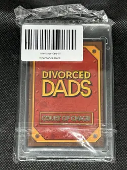 Divorced Dads Court Of Chaos Inheritance Serialized Card #’d 366/999 Sealed New - Image 2