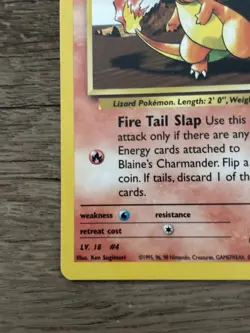 Pokemon TCG Blaine's Charmander Gym Challenge 60/132 Common Regular 50HP - Image 5