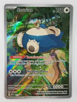 Snorlax SVP 051 Black Star Promo NM Pokemon TCG - Image 1