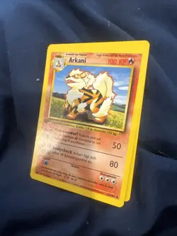 Pokemon TCG Arcanine (Arkani) Base Set, 23/102, Regular 1st Edition, German. - Image 1