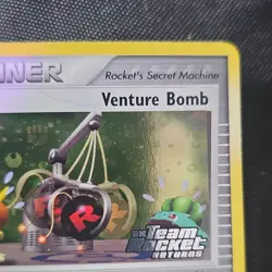 Pokemon Venture Bomb 93/109 EX Team Rocket Returns Stamped Reverse Holo 2004 - Image 3