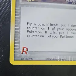 Pokemon Venture Bomb 93/109 EX Team Rocket Returns Stamped Reverse Holo 2004 - Image 5