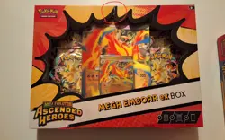 (3) Pokemon Ascended Heroes Mega ex Box Feraligator Emboar Meganium - Image 3