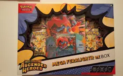 (3) Pokemon Ascended Heroes Mega ex Box Feraligator Emboar Meganium - Image 5