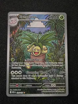 Pokemon TCG Exeggutor 135/132 Full Art Illustration Rare Mega Evolution - NM/M - Image 1