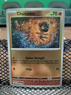 Charcadet Common Reverse Holo 019/094 Phantasmal Flames Pokemon TCG - Image 1