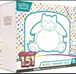 151 Elite Trainer Box Factory Sealed ETB Scarlet & Violet Brand New Pokemon - Image 1