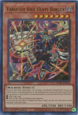 Yu-Gi-Oh! Vanquish Soul Heavy Borger WISU-EN018 Ultra Rare - Image 2