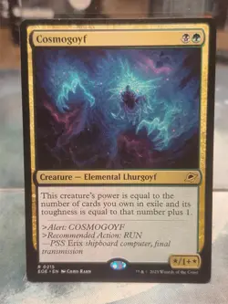 R 0215 Cosmogoyf Edge of Eternities EOE MTG Card Creature Elemental Lhurgoyf - Image 1