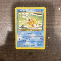 Pokemon Card Base Set 35/102 Magikarp MP - Image 1