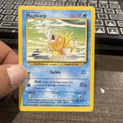 Pokemon Card Base Set 35/102 Magikarp MP - Image 3
