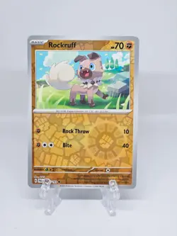 116/193 ROCKRUFF | COMMON REVERSE HOLO | PALDEA EVOLVED POKEMON CARD - Image 1
