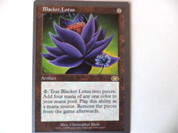 Magic The Gathering UNGLUED BLACKER LOTUS artifact card MTG - Image 1