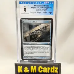 MTG - Innistrad - Trepanation Blade - Foil - Graded - CGC 9 - Image 1