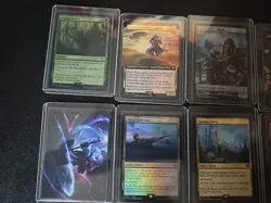 Mtg Final Fantasy Lot (9) Foil Rare Starting Town Art Summon Valefor - Image 2