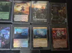 Mtg Final Fantasy Lot (9) Foil Rare Starting Town Art Summon Valefor - Image 3