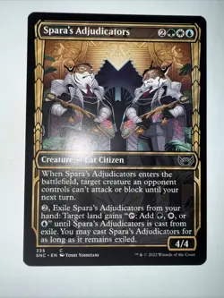 Magic the Gathering (mtg): SNC: Sparas Adjudicators - Showcase - Image 1