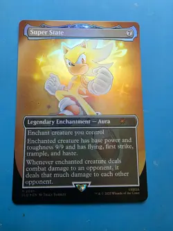 Super State FOIL #2081 NM/M MTG Magic Secret Lair Sonic the Hedgehog Sega - Image 1
