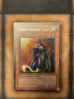 Cyber Harpie Lady SP1-EN001 Ultra Rare Limited Edition + Bonus Card - Image 1