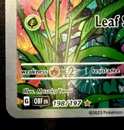 Pokemon TCG - Gloom 198/197 Illustration Obsidian Flames Rare Card - Image 5
