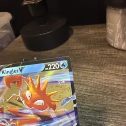 Kingler V 028/172 Brilliant Stars Ultra Rare Holo Pokemon TCG Card NM Foil - Image 4