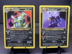 Pokemon TCG Neo Discovery Non Holo Rare Lot of 2 Cards - WOTC VTG 2001 - Image 1