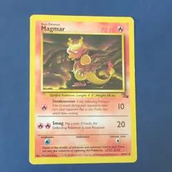 Pokemon Card - Magmar - Fossil set - Image 1
