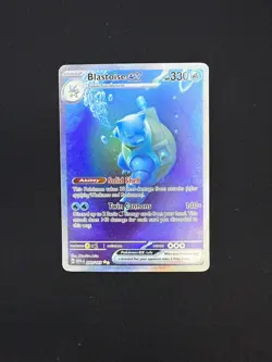 Pokemon TCG Blastoise EX Scarlet & Violet 151 Card 200/165 Near Mint Condition - Image 1