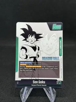 Son Goku SB02-033 Silver Leader Manga Booster 02 Dragon Ball Card English - Image 2