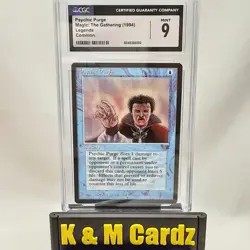 MTG - Legends - Psychic Purge - Graded - CGC 9 - Vintage - Image 1