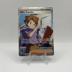 Pokemon Bill's Transfer 194/165 Trainer Holo Ultra Rare Pokemon TCG Card NM - Image 1
