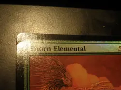 mtg magic Thorn Elemental FOIL 8 th edition ENGLISH Elemental d'epines - Image 2