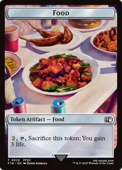 Food | Hero #0002 Double Sided Token [FINAL FANTASY] MTG - Image 1