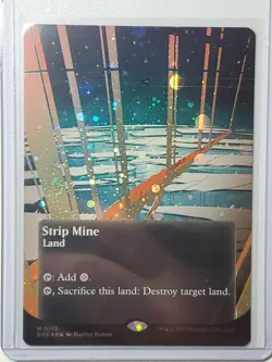 Strip Mine 175 Borderless - MTG Edge of Eternities Stellar Sights - Galaxy Foil - Image 2