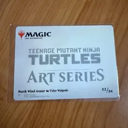 North Wind Avatar (Art Series) 32/54 - TMNT - Teenage Mutant Ninja Turtles MTG - Image 2