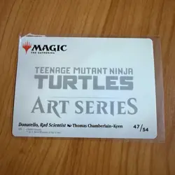 Donatello Rad Scientist Art Series 32/54 TMNT - Teenage Mutant Ninja Turtles MTG - Image 2