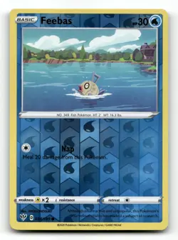 Feebas 038/189 - Darkness Ablaze Reverse Holo - Pokemon Card NM/M - Image 1