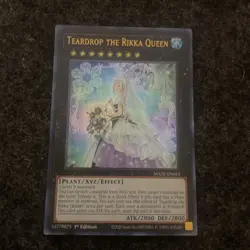 Yugioh Teardrop the Rikka Queen Maze of Memories Ultra Rare - Image 1