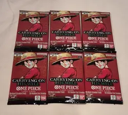 One Piece OP-13 "Carrying on His Will" Sleeves Booster Pack (Qty. 6) - Image 3