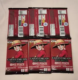 One Piece OP-13 "Carrying on His Will" Sleeves Booster Pack (Qty. 6) - Image 4