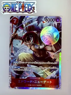 One Piece Card Game🏴‍☠COLOR: RED ST15-002 Edward Newgate SR FOIL NM TCG JPN - Image 1