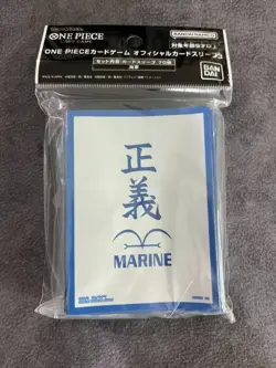 One Piece Card Game Bandai Official Card Sleeves Marine New Unopen 70Pcs - Image 1