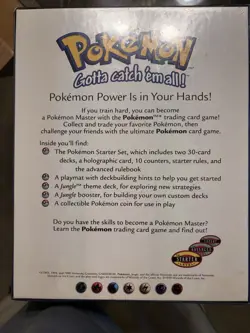 Pokemon Starter Gift Box Trading Card Game Sealed 1999 Wizards of the Coast - Image 2