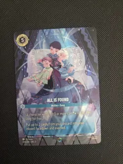 Disney Lorcana All Is Found Enchanted Edition Card 220/204 EN7 - Image 1