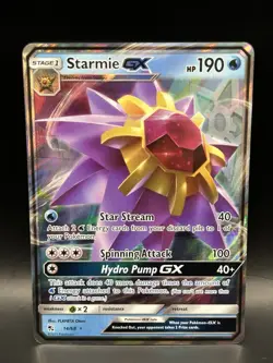 Starmie GX 14/68 - Pokemon Hidden Fates Card - NM - Image 1