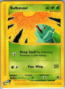 Bulbasaur 95/165 Non Holo Expedition - Pokemon Card - NM - Image 1
