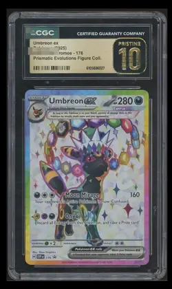 Umbreon ex SVP176 Sv: Scarlet & Violet Promo Cards Holo CGC 10 Pristine - Image 1