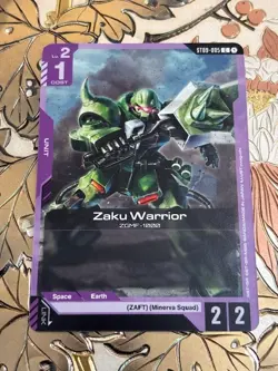 Gundam Card Game Zaku Warrior Common Starter Deck 09: Destiny Ignition ST09-005 - Image 1