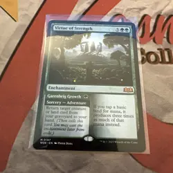 MTG Virtue of Strength Wilds of Eldraine Regular #0197 - Image 1